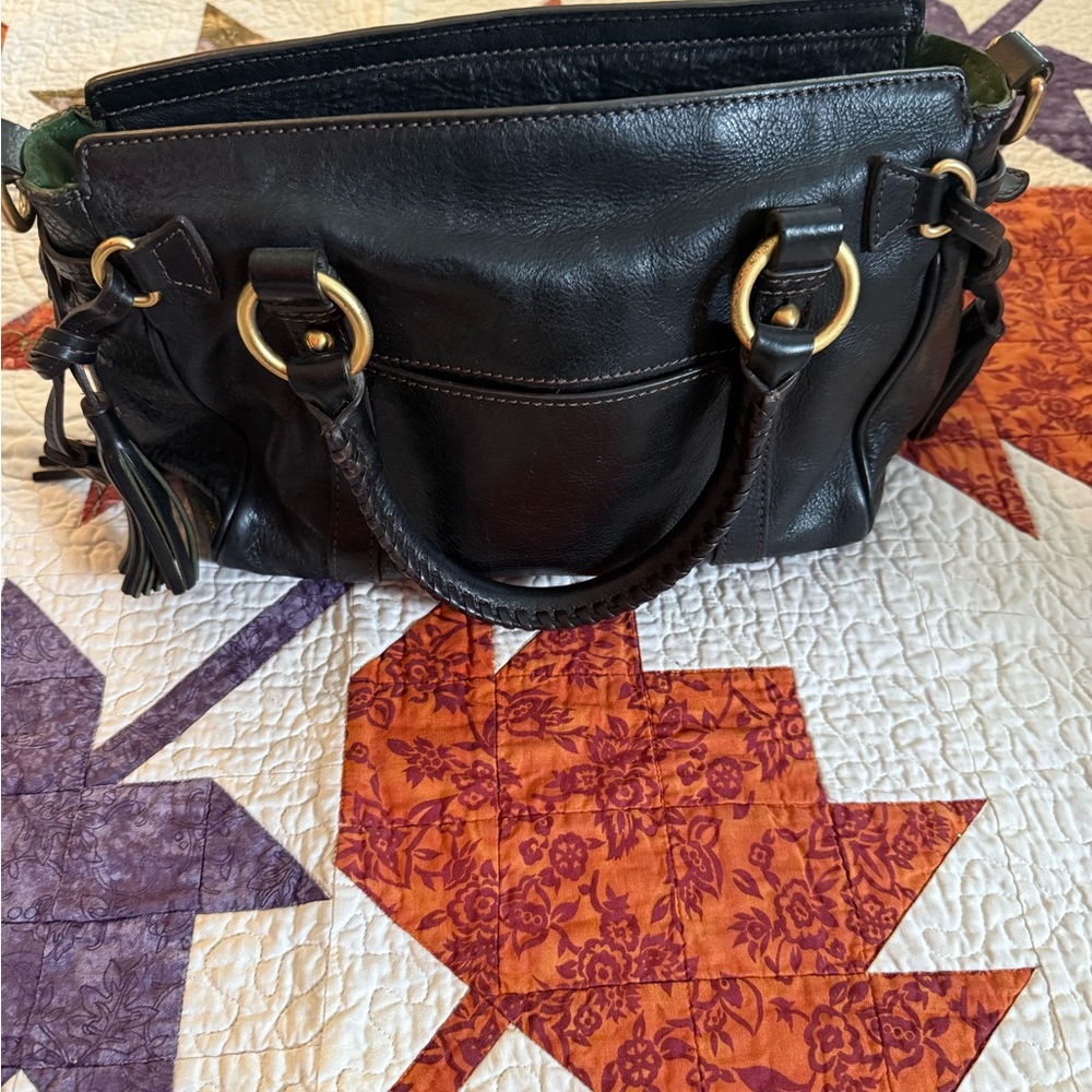 Dooney And Bourke Pocket Satchel Bag - Picture 9 of 10